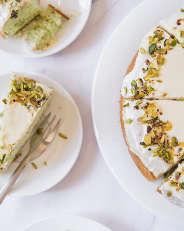 Pistachio cake from Venus Bakery